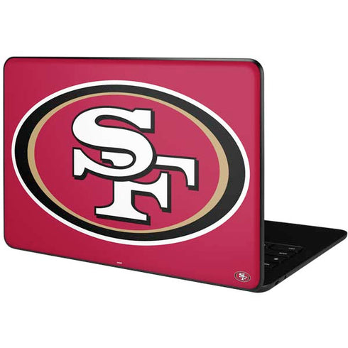 NFL San Francisco 49ers Large Logo Google Pixelbook Go Skin